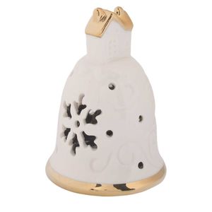 Campana casa blanco doraso c \ luz ref:xf20189 (7.8x7.8x11.2cm)