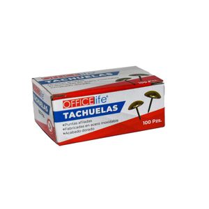 Tachuela metálicas dorada ref:11200022 \ sen20241224 x100 pz office life