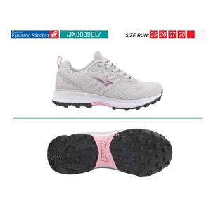 Zapato  mujer ref:jx8039el lt.grey \ pink (35-38)