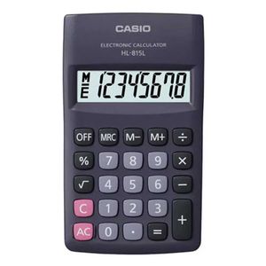 Calculadora bols. casio negro ref:hl-815l-bk