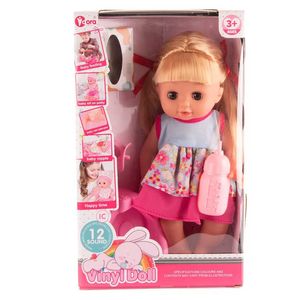 Muneca vinyl doll c \ accesorios ref:2235543 \ wzb8809-8 11.5