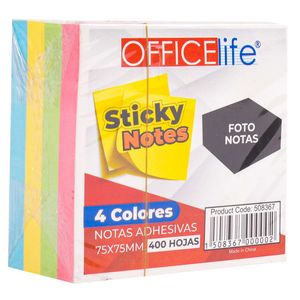 Nota adhesivas col.normal 400 h 25010318 office life