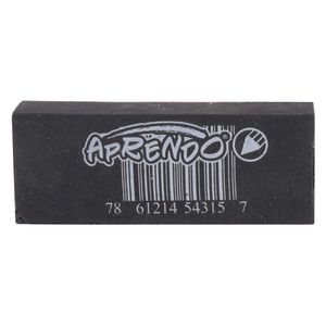 Borrador Aprendo, Negro, 2.5x6cm