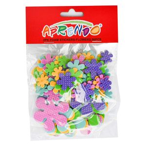 Figura de Fomix Aprendo, Flores, Sticker, 96 Pza, EVA50269-C 611963