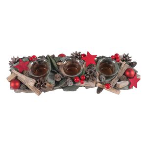 Candelabro nav.corona 3 puestos mq-a0870 (40x12x7cm)