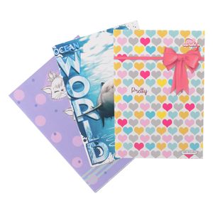 Cuaderno Grapado Escribe, 4 Líneas, 100 H, Diseño Surtido, 211149