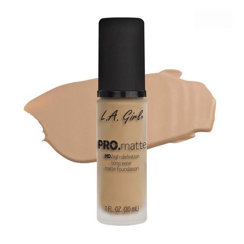 Base líquida pro matte glm717 soft beige l.a. girl 30ml