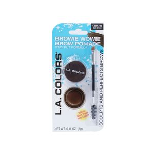 Gel para Cejas L.A Colors, Marrón Oscuro, Incluye Cepillo, 3gr, CBBP782