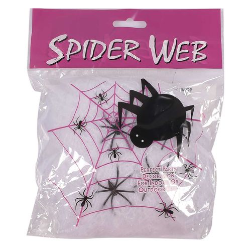 Telaraña c \ 4 arañas halloween ref:bfjh039-06792 \ 24011802 (40gm)