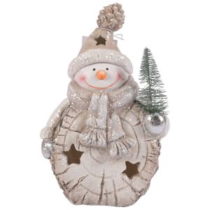 Adorno nav.resina muneco nieve tg948449 (14.5x9x22) individual
