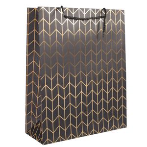 Funda regalo black gold ref:1033-287m (26x32x10cm)