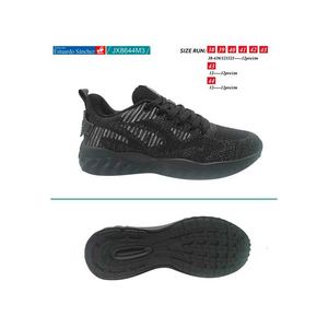 Zapato  hombre jx8644m3 full black (43-44)