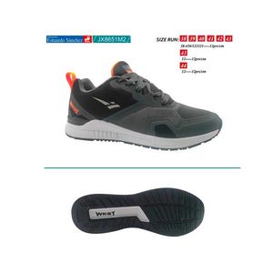 Zapato  hombre jx8651m2 dk.grey \ black \ orange (43-44)