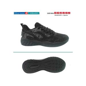 Zapato  hombre jx8644m3 full black (38-43)