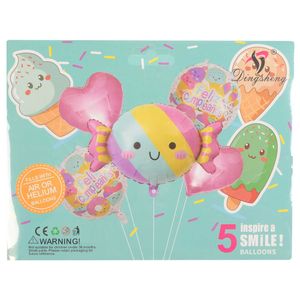 Globo aluminio candy x5pz.ref:es23618