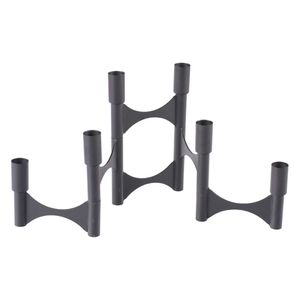 Candelabro, Tipo Adorno, Negro, 19x53cm, ES23269