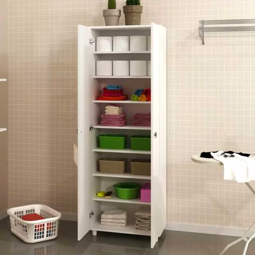 Armario Organizado Tecnomobili, 8 repisas, 33.8x57x166cm, am3108.0001