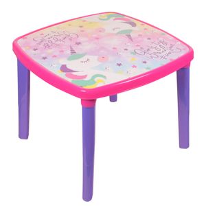 Mesa plast.infantil unicornio