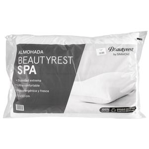 Almohada Simmons, Fibra Spa, Blanca, 70x50cm, 594070