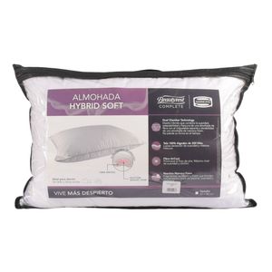 Almohada Simmons, Hybrid Soft, Blanca, 60x40cm, 720060