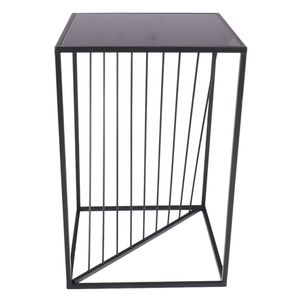 Mesa Centro Metálica, Negro, 33xx33x50cm, es23126
