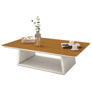 Mesa centro holambra off white \ cedro17658