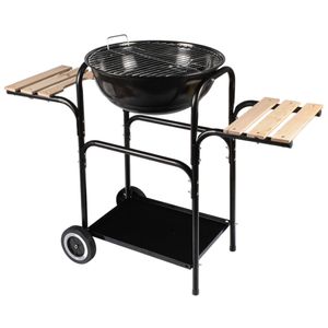 Asador a Carbón, 2 Soportes Laterales, Tapa, 102x92x46cm, ky19018f