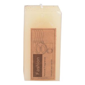 Vela Decorativa, Cuadrada, Beige Claro, 5x10cm, 23104