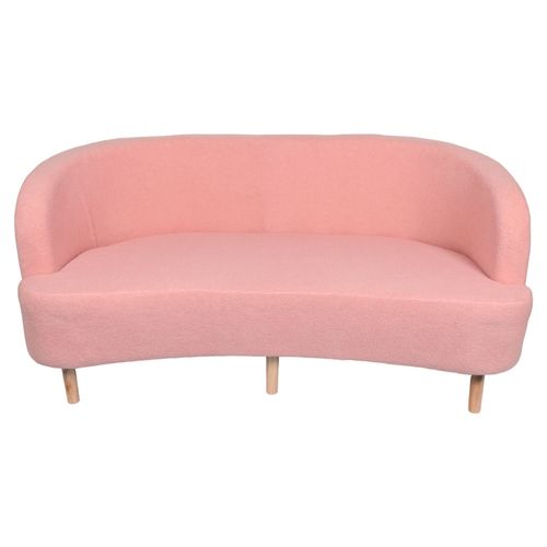 Sofa 3 puestos rosa sofa099