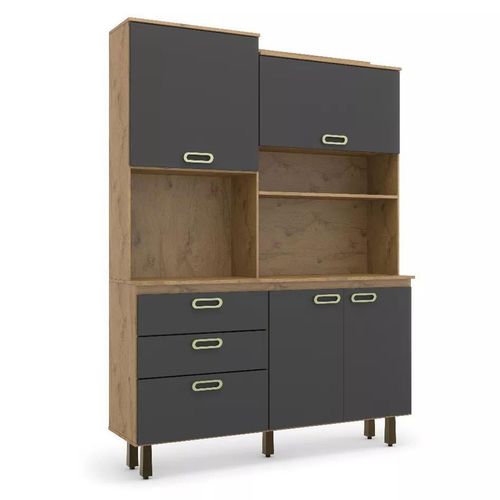 Kit Cocina Batrol, 4 Puertas, 3 Cajones, 37x141x194 cm, 08.7039.16