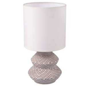 Lámpara de Mesa, Blanca, 15x29cm, Cerámica, D4956S