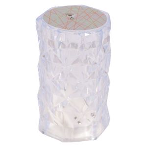 Lámpara de Mesa, Transparente, 8x13cm, Luz LED, ES22860