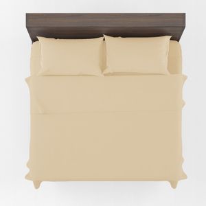 Sabana carol 2 plazas beige c110 ref: 7861215214186