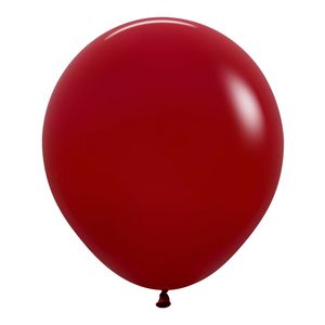 Globo fashion s r-18 rojo imperial 016 \ 403618 x25 pz.