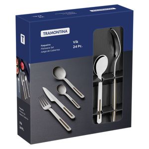 Cubiertos Tramontina, Vik, x24 Piezas, 23599 \ 462