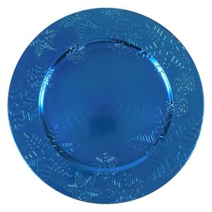 Plato base dec.plast.azul ref:es22543 (33cm)