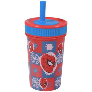 Vaso c \ tapa sorbete spiderman arachnid ref:74786 465ml