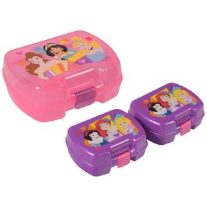 Set de 3 Loncheras Princesas Stor, Bright Bold, 51229