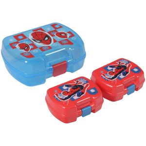 Set de 3 Loncheras Spiderman Stor, Arachnid Grid, 74729