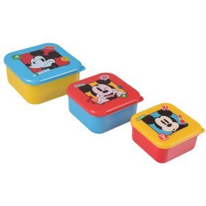 Set de 3 Loncheras Mickey Mouse Stor, Fun-Tastic, 74378