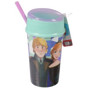 Vaso con Tapa para Snack Frozen Stor, 16x8cm, 74201