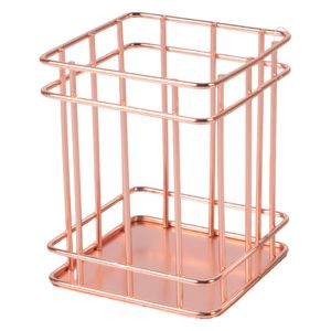 Porta plumas metalico ref:w7967 copper ( 8x8x9.50cm)