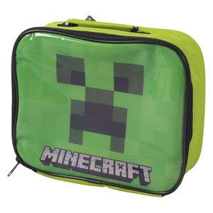 Lonchera Minecraft Stor, Creeper, Verde, 22x9x28cm, 40453