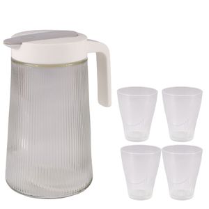 Jarra c \ vaso x5 pz.ref:7258-282 1,2lt