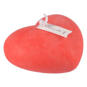 Vela Decorativa, Forma de Corazón, Rojo, 6x7cm, HM0381