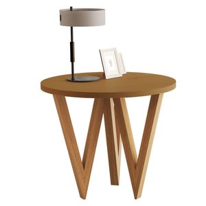 Mesa Lateral Luxo JB Batrol, Nature, 55x60cm, 8030