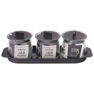 Condimentero vidrio x3 pz.ref:san4240 \ san4240 (250ml)