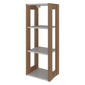 Gabinete con Repisas Tecnomonili, Almendra con Blanco, az1028.0003