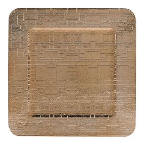 Plato base plast.gold ref:f899-elg-001 (33x33x1.5cm)