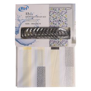 Cortina bano plast.ref:es23977 (180x180cm)